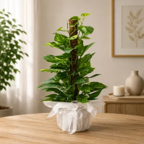 Saksıda Sarmaşık Pothos Bitkisi